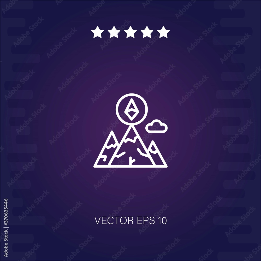 goal vector icon modern illustration goal vector icon modern illustration