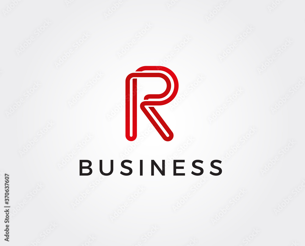 minimal r letter logo template - vector illustration minimal r letter logo template - vector illustration