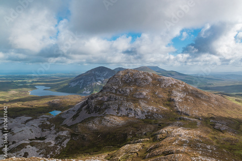 Derryveagh Mountains in Donegal, Co. Donegal, Ireland.
