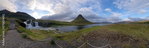 Arrowhead mountain in Iceland. 