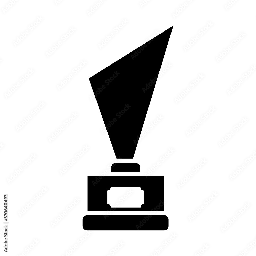 sports trophy icon, silhouette style