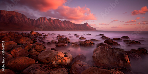 Sunset over Kogel Bay , Western Cape, South Africa. © henrico