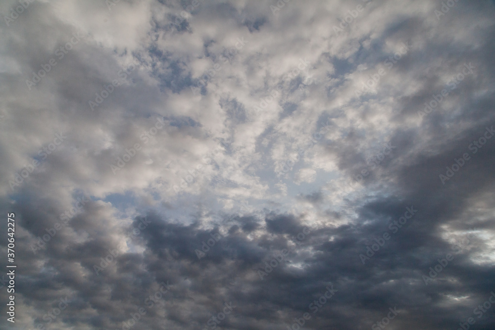 Cloudy sky contrast texture background