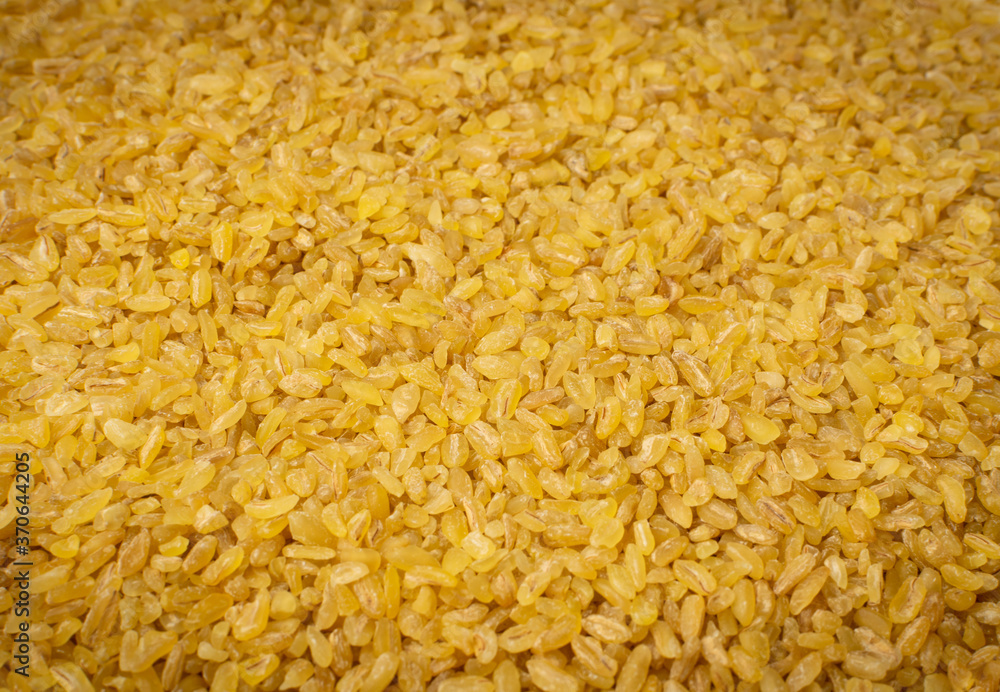 Bulgur, Bulgour or Bulghur Grains Texture Background Bulgur, Bulgour or Bulghur Grains Texture Background