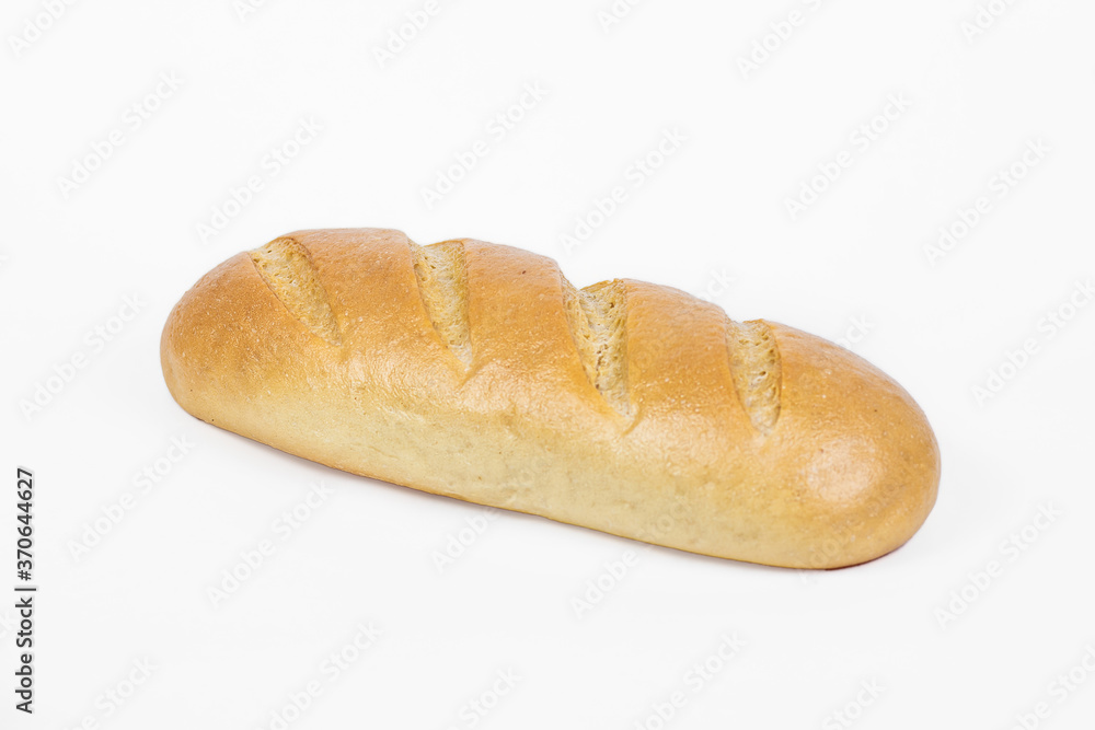 Fresh bakery product. Bread. Loaf of sliced yeast-free isolated on white background. Top view and copy space for text. Fresh bakery product. Bread. Loaf of sliced yeast-free isolated on white background. Top view and copy space for text.