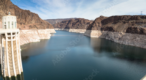 Hoover Dam, Black Canyon of the Colorado River, Nevada and Arizona, USA