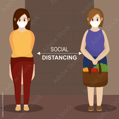 Social distancing poster