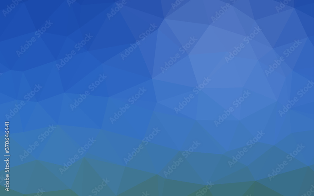 Light BLUE vector polygon abstract layout. Light BLUE vector polygon abstract layout.