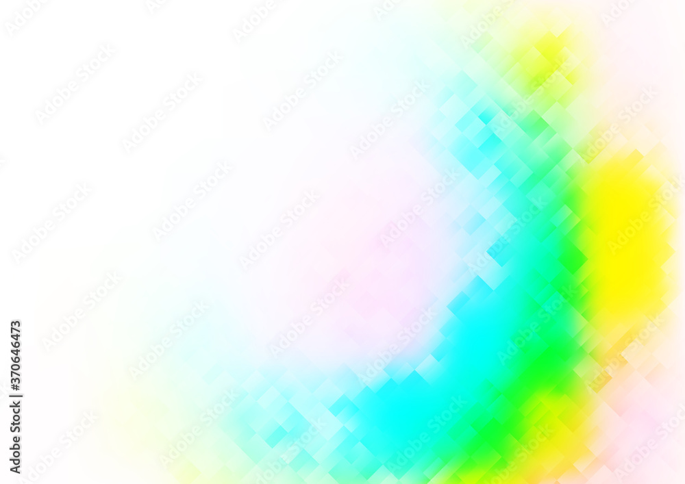 Light Multicolor, Rainbow vector texture in rectangular style.
