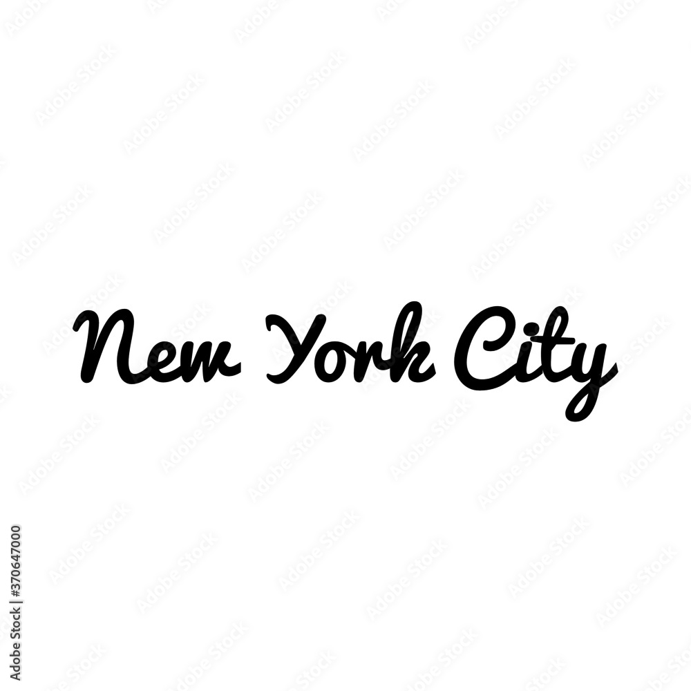 New York sign vector New York sign vector