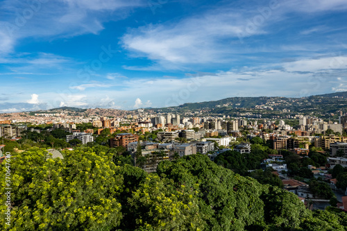 The City of Caracas during a Beautiful afternoon, as seen from the Cota Mil