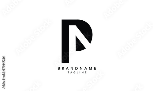 Alphabet letters Initial Monogram logo PA, AP, P and A