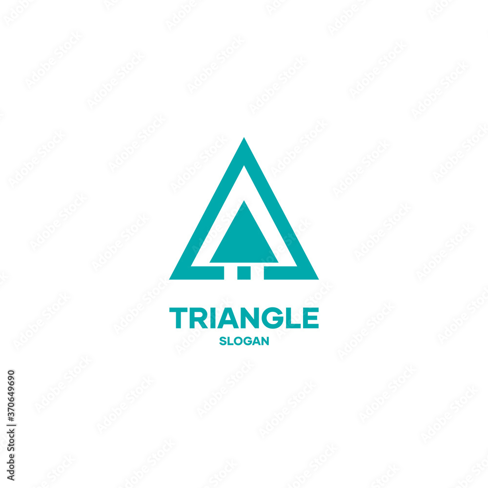 Triangle logo icon design vector simple minimal for project Triangle logo icon design vector simple minimal for project