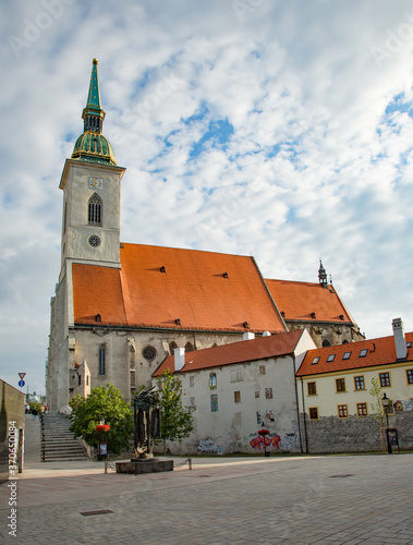 Canvas Print Bratislava, Slovakia;  St Martin's Cathedral