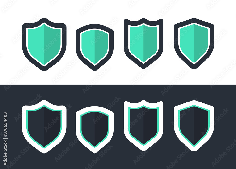 Shield icon Set Security Symbol Logo Template Shield icon Set Security Symbol Logo Template