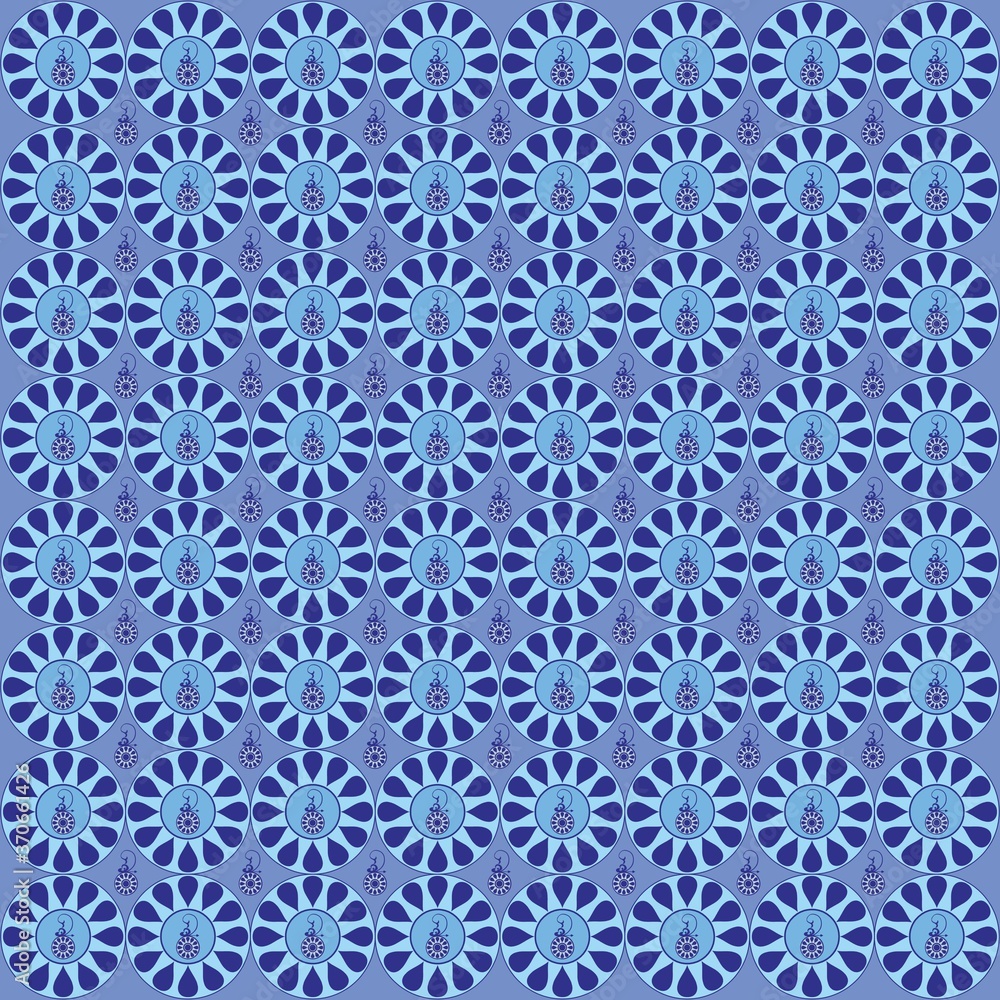 vector seamless pattern with snowflakes vector seamless pattern with snowflakes