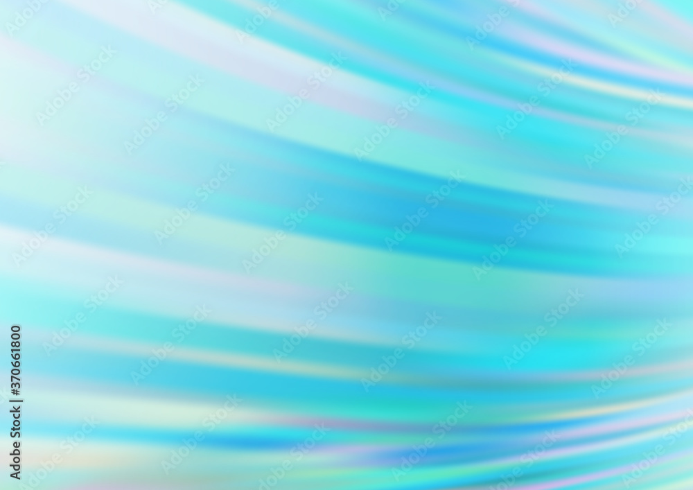 Light BLUE vector template with lines, ovals. Light BLUE vector template with lines, ovals.