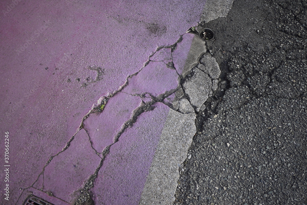 Obraz premium コンクリートの地面