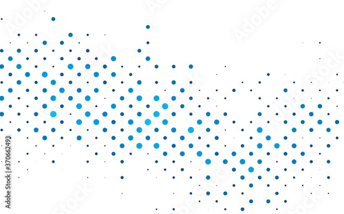 Light BLUE vector cover with spots.