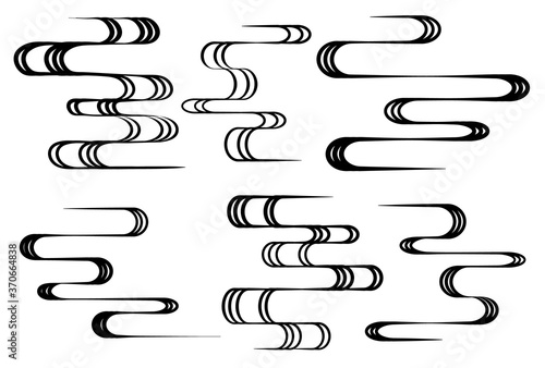 流水文　年賀状　和柄　アイコン