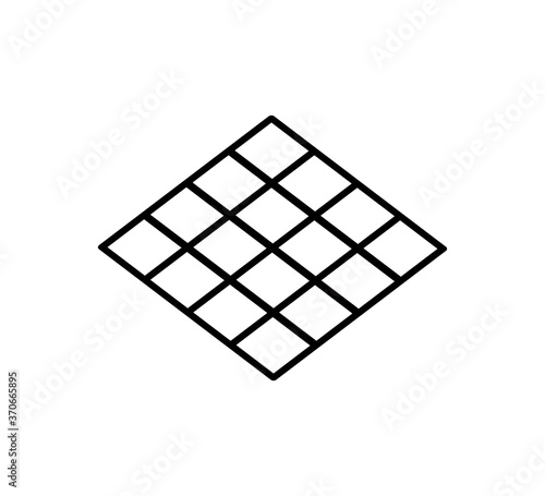 Floor icon vector logo design template