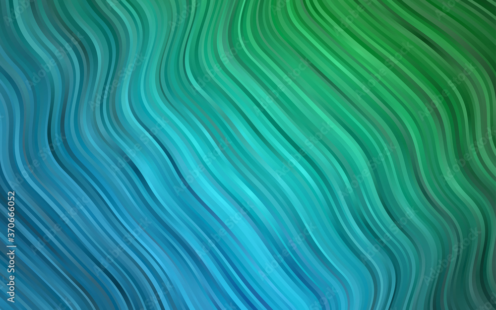 Dark Blue, Green vector background with liquid shapes. Dark Blue, Green vector background with liquid shapes.
