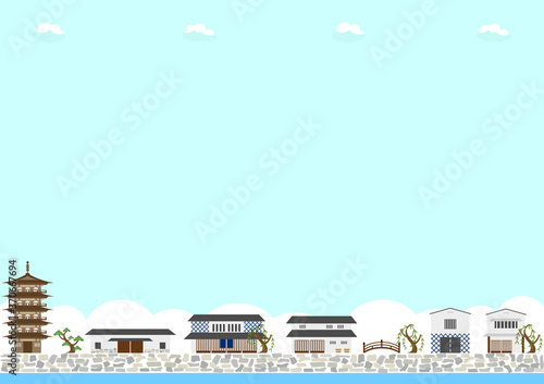 蔵の町　風景