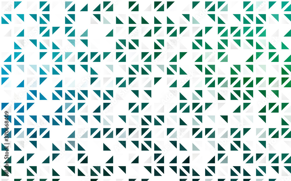 Light Blue, Green vector seamless cover in polygonal style.
