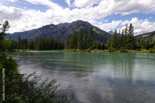 Bow River on a Partially Cloudy Afternoon