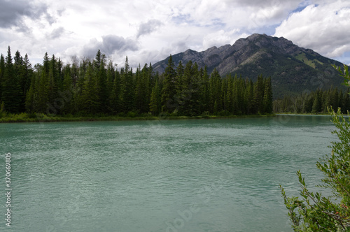 Bow River on a Partially Cloudy Afternoon