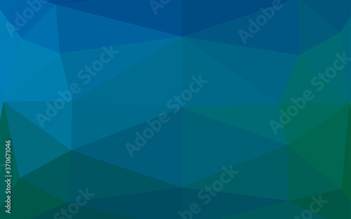 Light Blue, Green vector abstract mosaic backdrop.