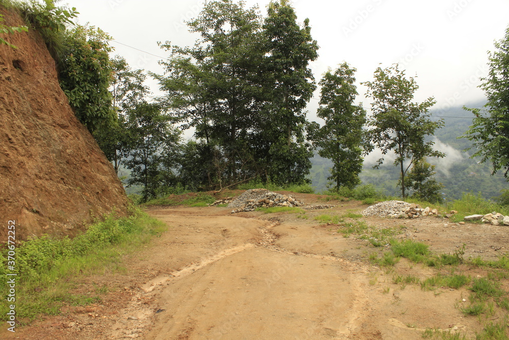 turning point of off road at the local village turning point of off road at the local village