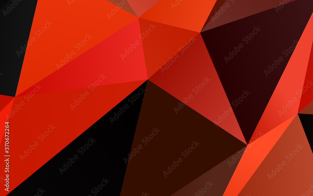 Light Orange vector abstract mosaic background. Light Orange vector abstract mosaic background.