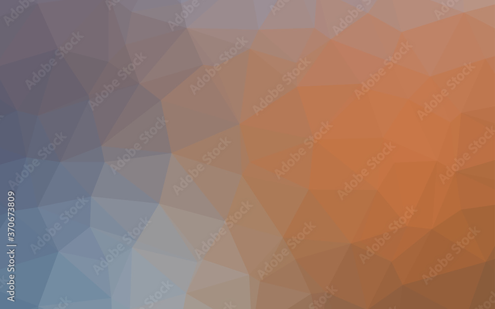 Light Blue, Yellow vector abstract polygonal cover. Light Blue, Yellow vector abstract polygonal cover.
