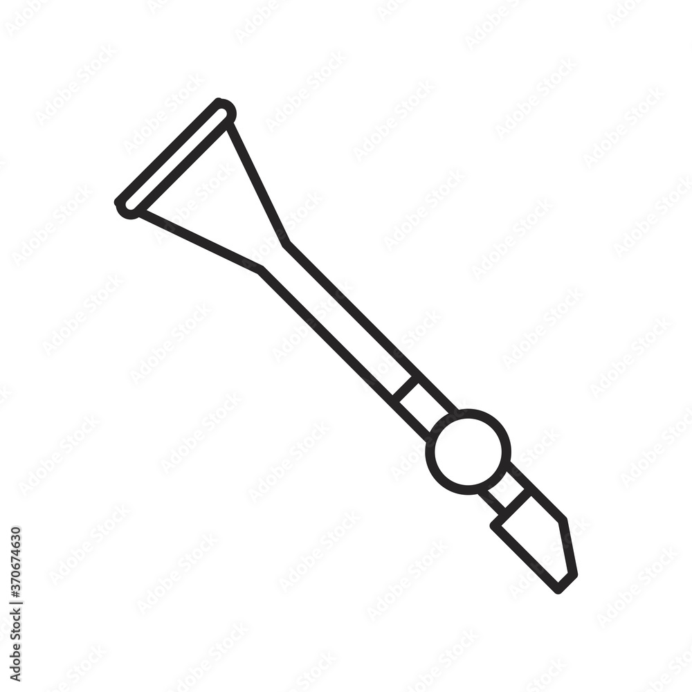navratri shehnai line style icon navratri shehnai line style icon