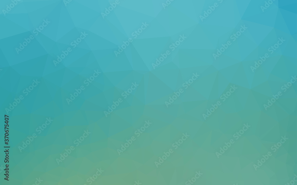 Light BLUE vector abstract polygonal cover. Light BLUE vector abstract polygonal cover.