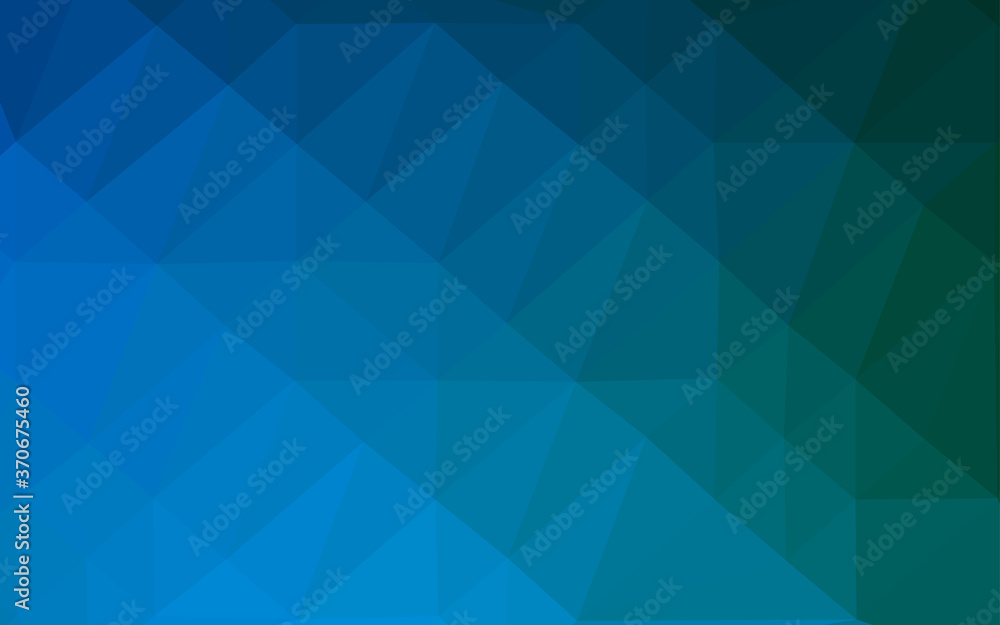Dark Blue, Green vector triangle mosaic template. Dark Blue, Green vector triangle mosaic template.