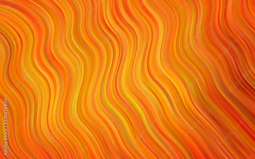 Light Orange vector pattern with bubble shapes. Light Orange vector pattern with bubble shapes.