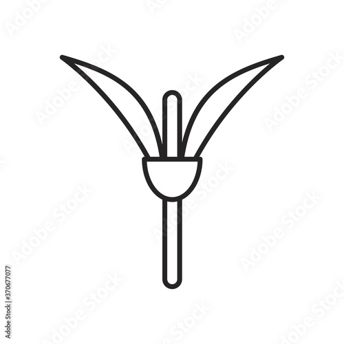 navratri shaivism style line icon