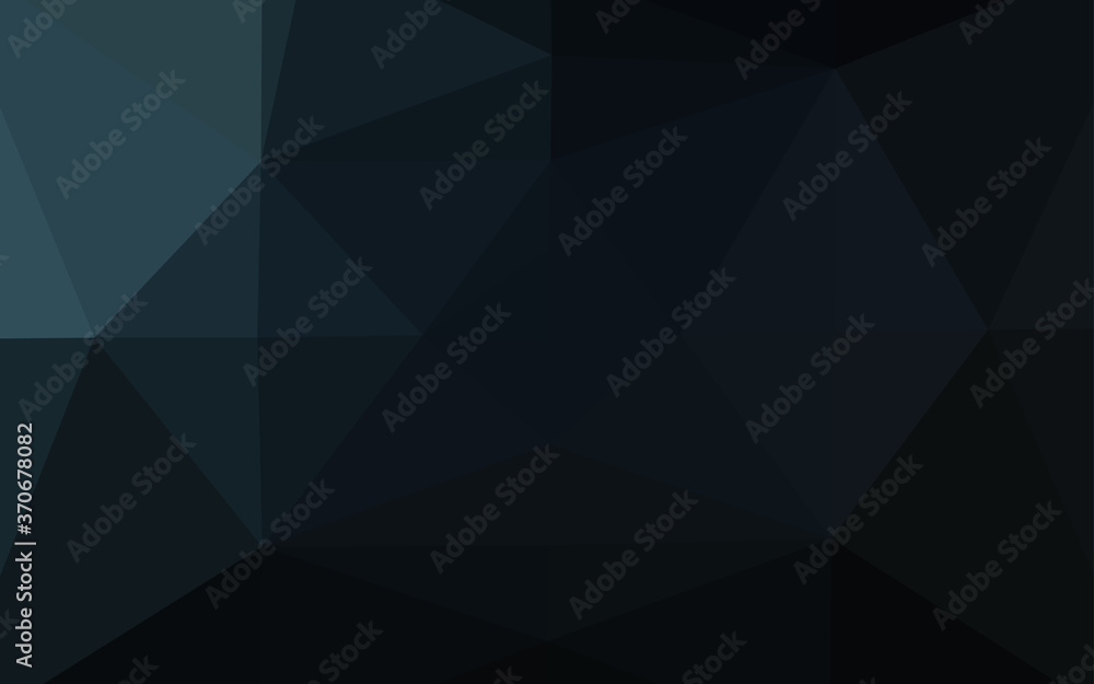 Dark Black vector low poly layout. Dark Black vector low poly layout.