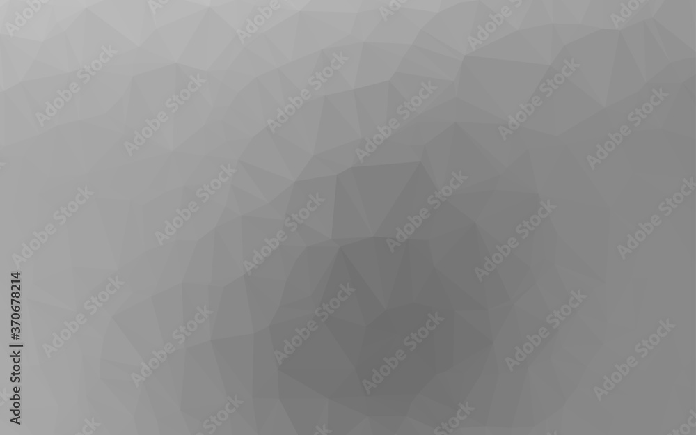 Light Silver, Gray vector shining triangular pattern. Light Silver, Gray vector shining triangular pattern.