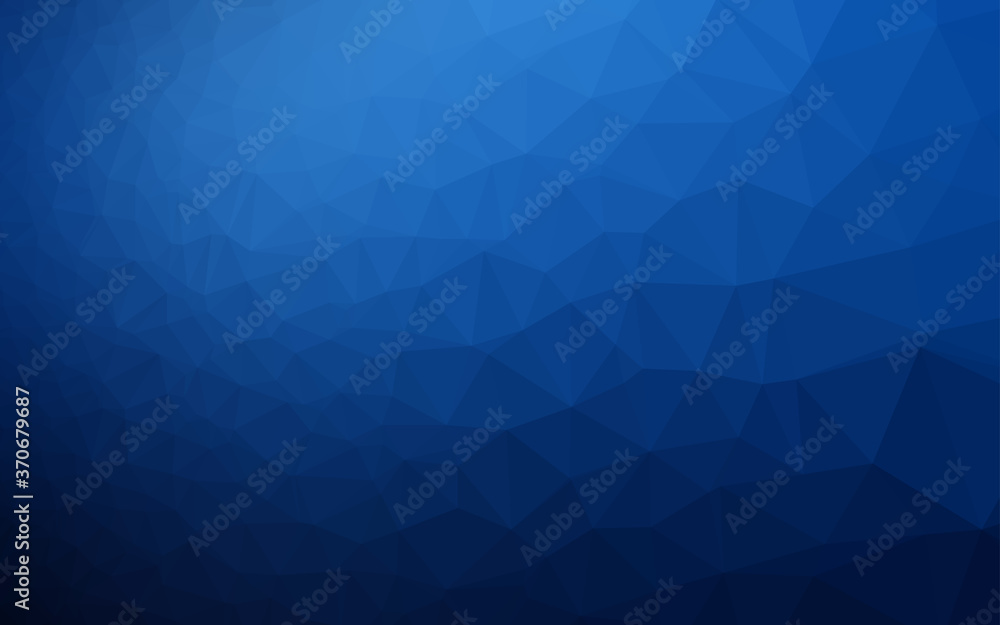 Dark BLUE vector abstract mosaic pattern.