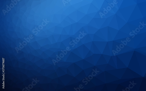 Dark BLUE vector abstract mosaic pattern.