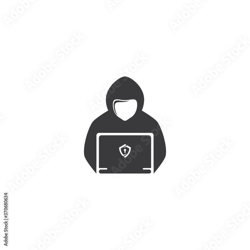 Anonymous hacker character