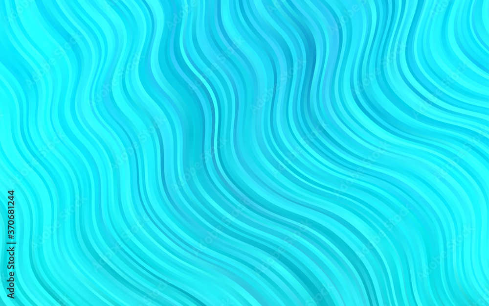 Light BLUE vector background with lava shapes.