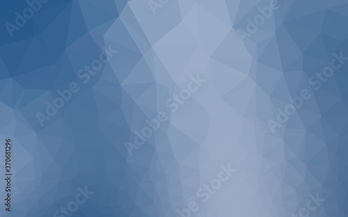 Fototapeta Naklejka Na Ścianę i Meble -  Light BLUE vector blurry triangle template.