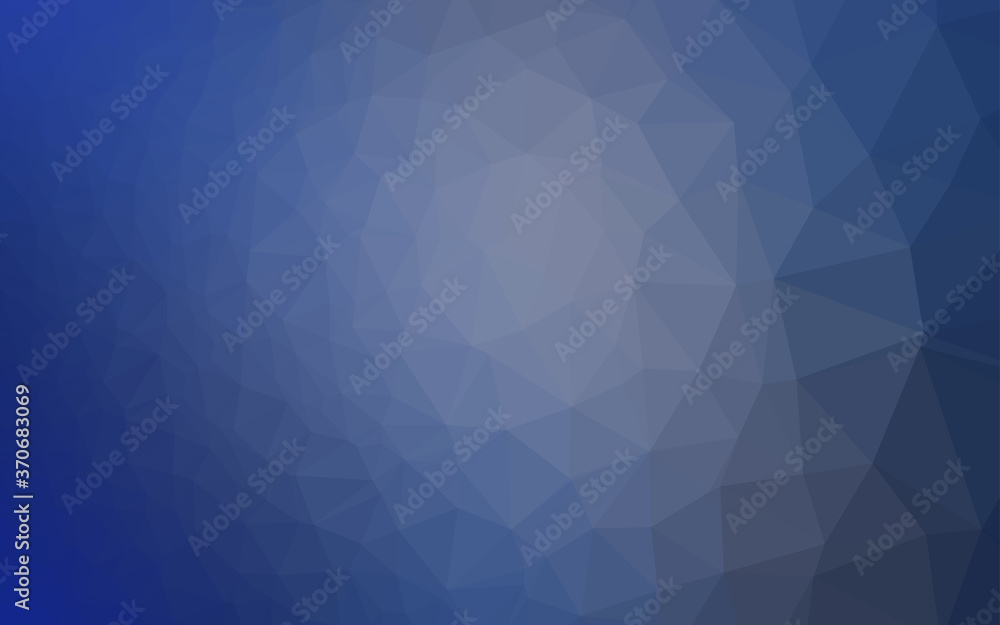 Obraz premium Light BLUE vector blurry triangle texture.