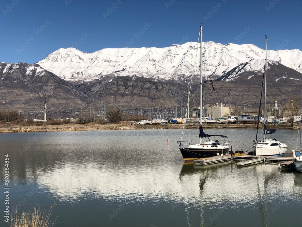 Fototapeta premium Sailboat in Utah