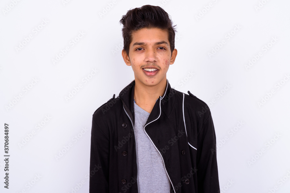 Portrait of young handsome Indian teenage boy Portrait of young handsome Indian teenage boy