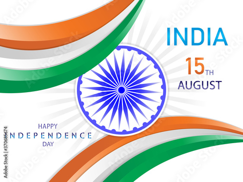 15th August Indian Independence Day vector illustration background for greeting card and poster.Happy Independence Day